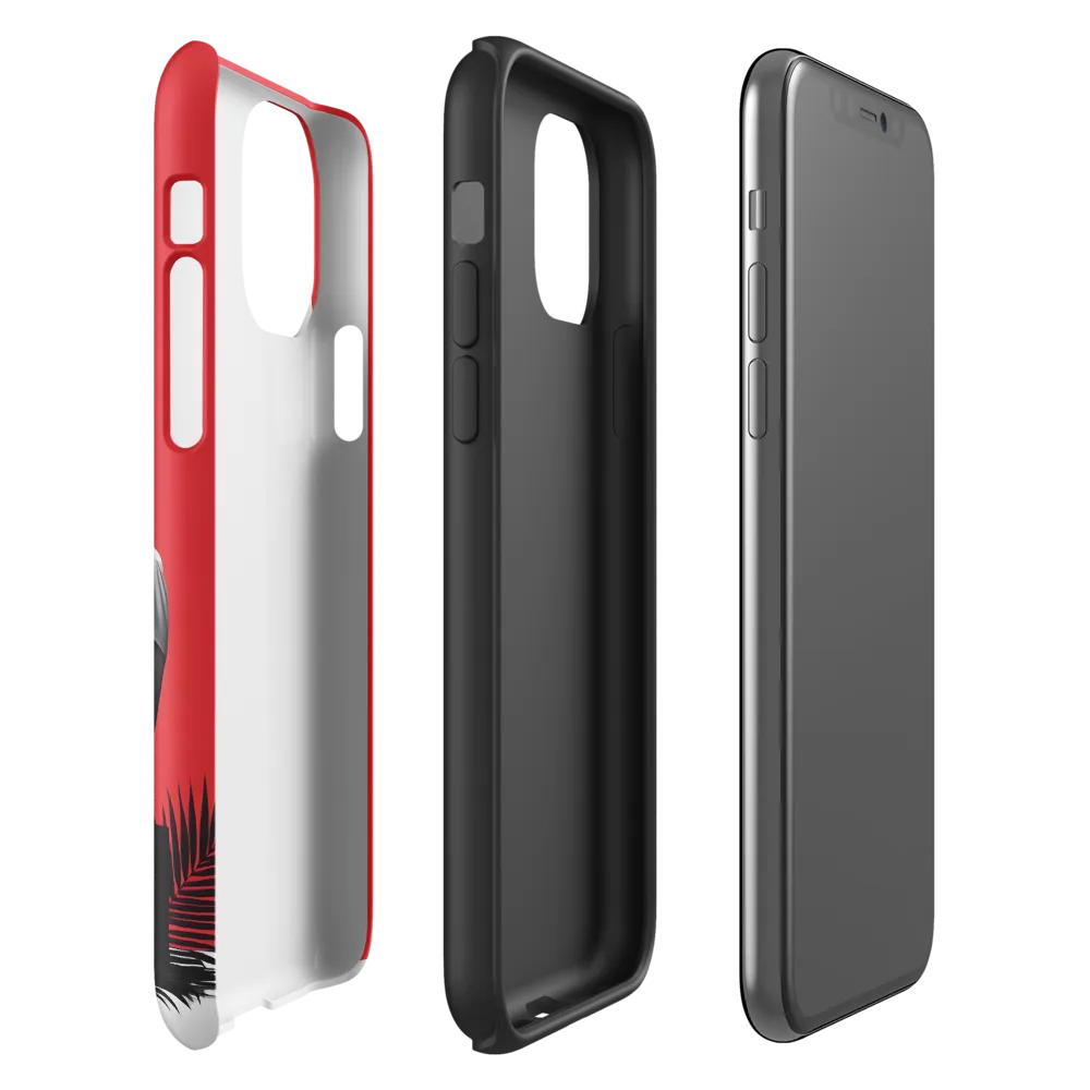 Contemplation in Red | Phone Case |  11 Pro | Tough Case | Glossy