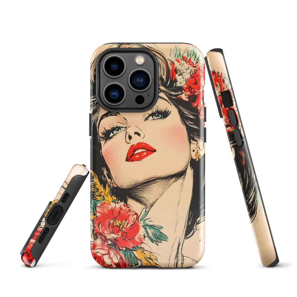 Radiance in Red: A Portrait of Elegance