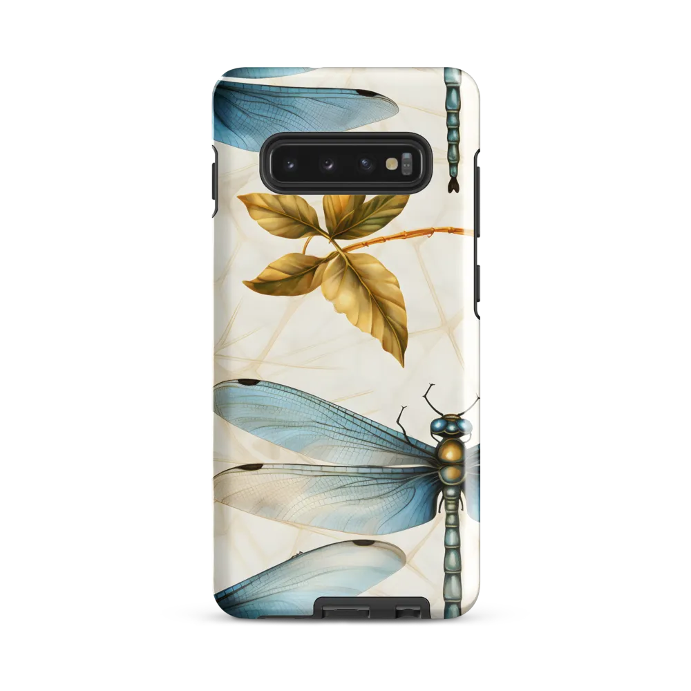 Ethereal Dance of Dragonflies | Phone Case |  S10 Plus | Tough Case | Glossy