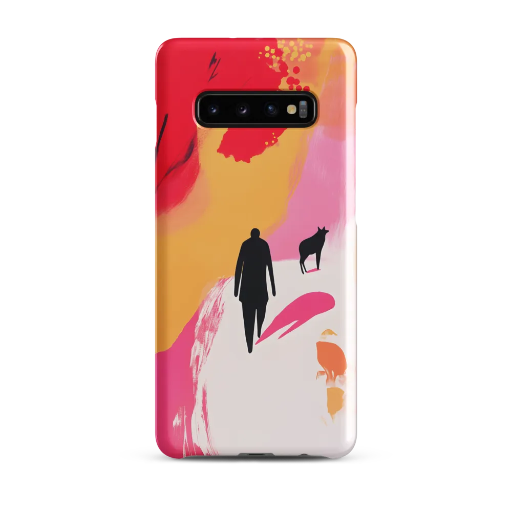 Journey Through Color: An Abstract Landscape | Phone Case |  S10 Plus | Snap Case | Glossy