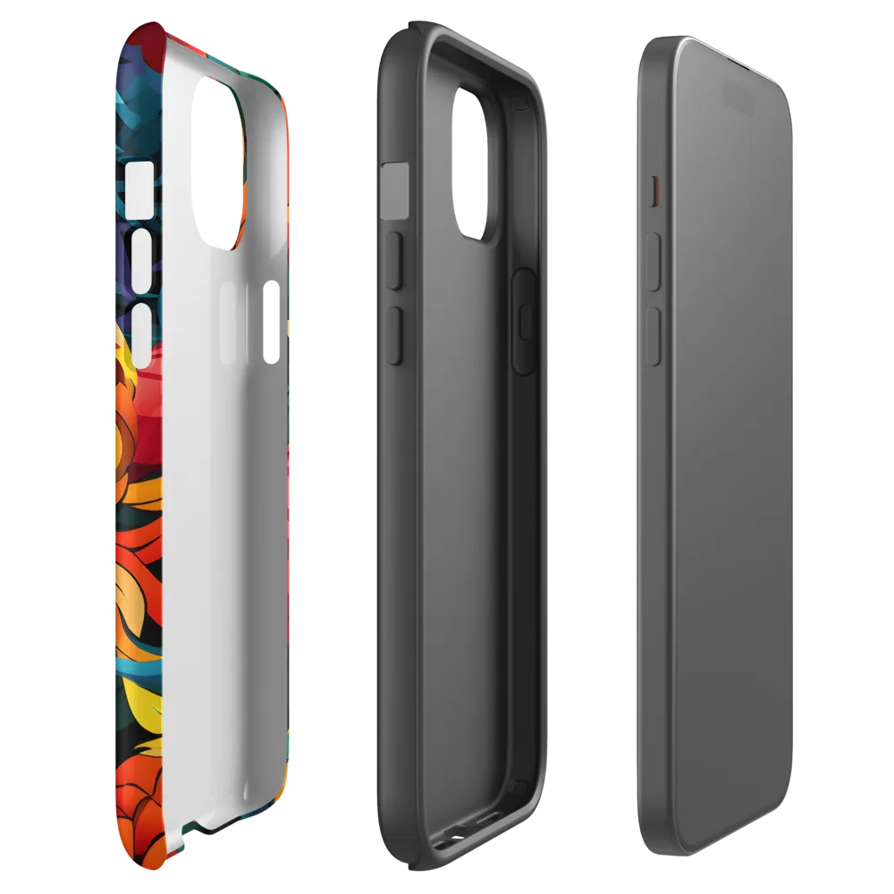 Tropical Harmony | Phone Case |  15 Plus | Tough Case | Matte