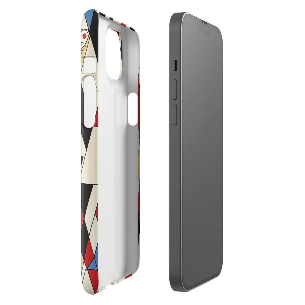 Dynamic Geometric Symphony | Phone Case |  14 Plus | Snap Case | Glossy