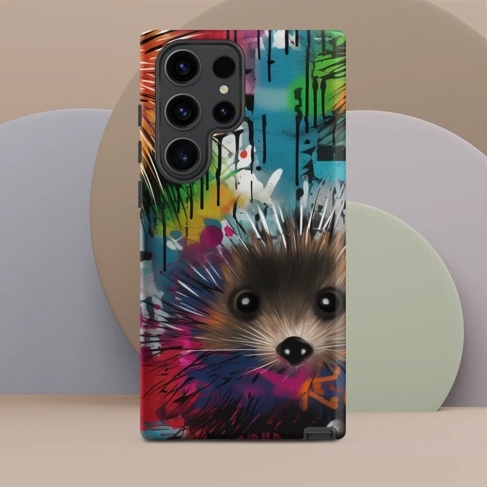 Whimsical Hedgehogs in a Kaleidoscopic Wonderland