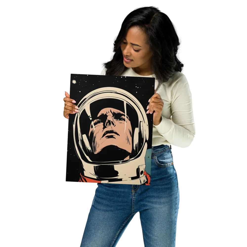 Gaze of the Astronaut | Metal Print | 11″×14″