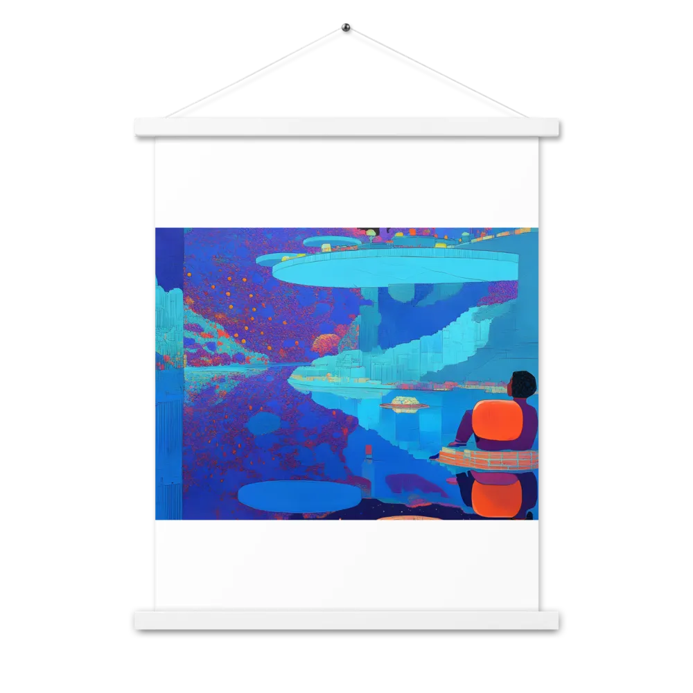 Reflections of Serenity | Poster With White Wood Hanger | 18″×24″