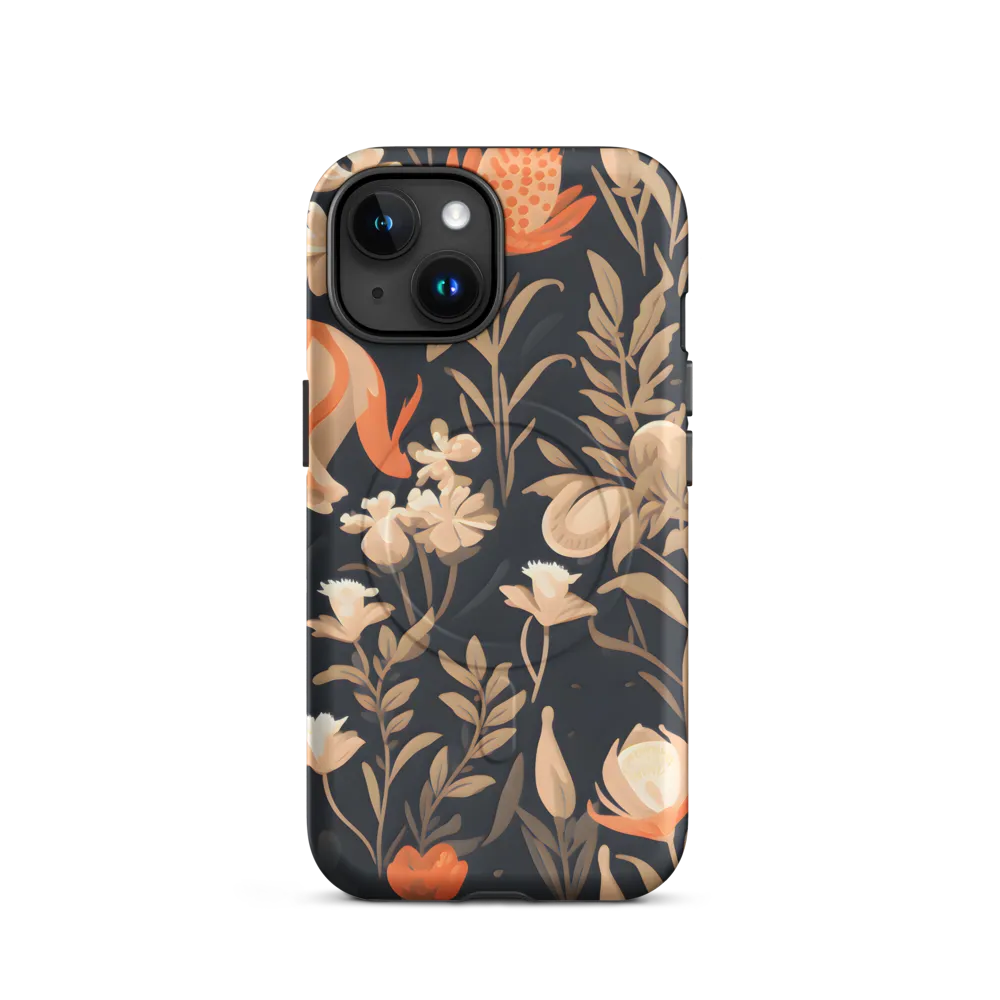 Floral Harmony: A Dance in the Dark