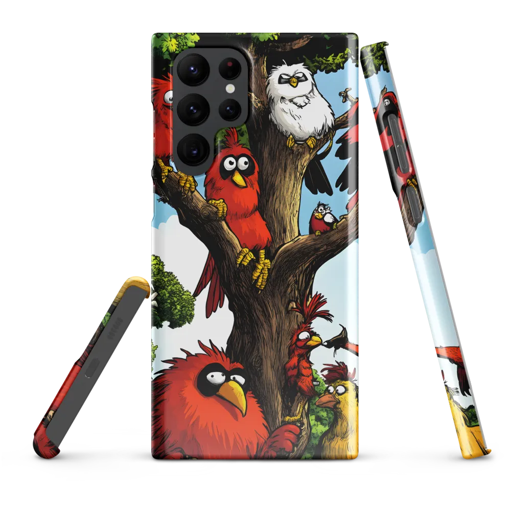 Whimsical Avian Gathering