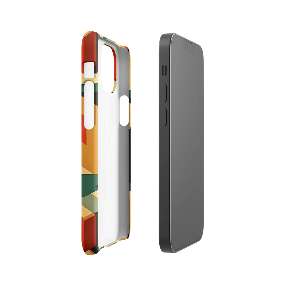 Dynamic Geometry: An Exploration of Form | Phone Case |  13 Mini | Snap Case | Matte