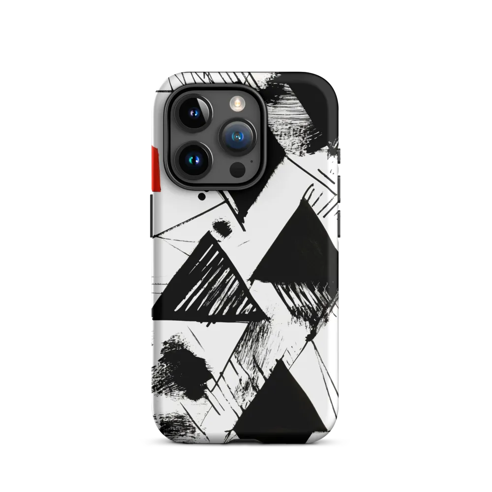 Dynamic Geometric Harmony | Phone Case |  15 Pro | Tough Case | Matte