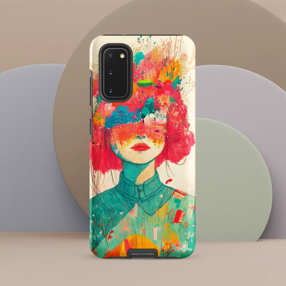 Whimsical Floral Portrait