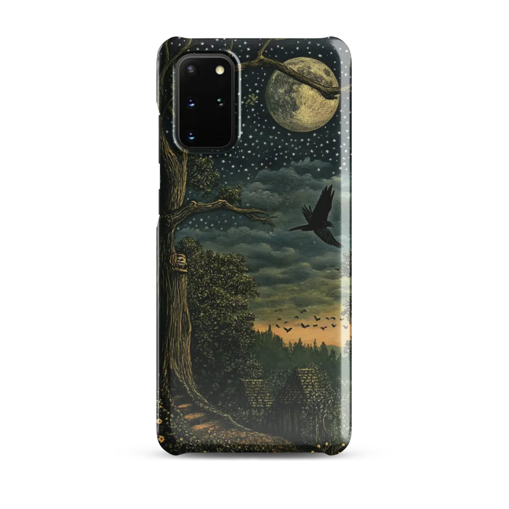 Mystical Nightscape Under the Full Moon
