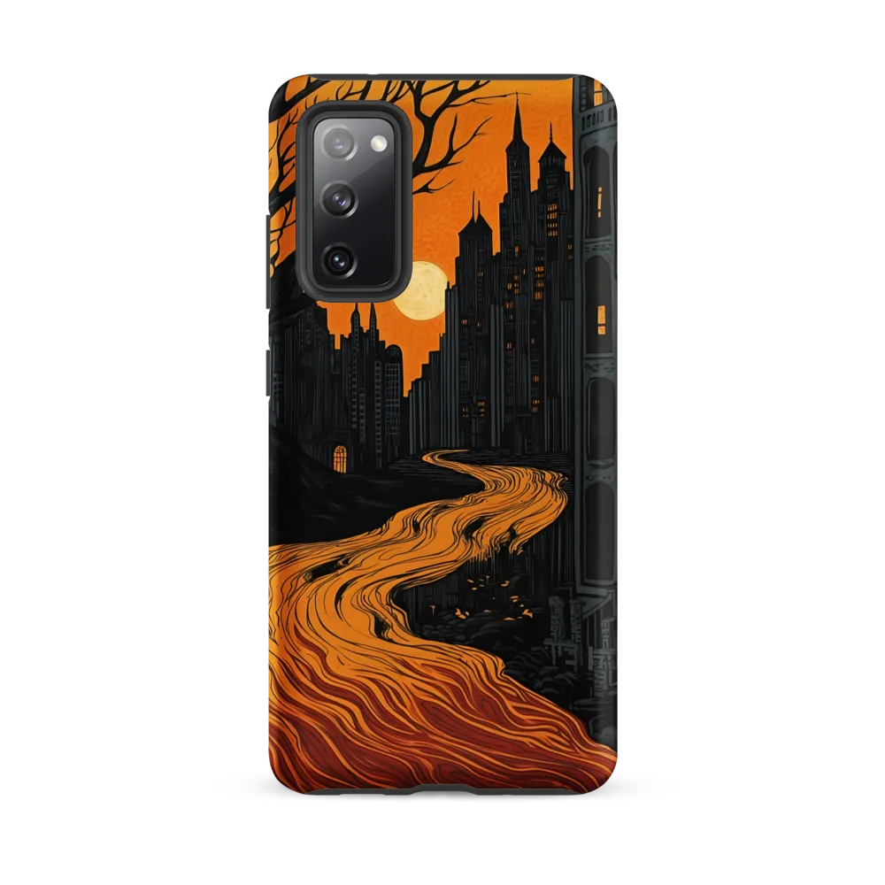 Eerie Cityscape: A Haunting Reflection