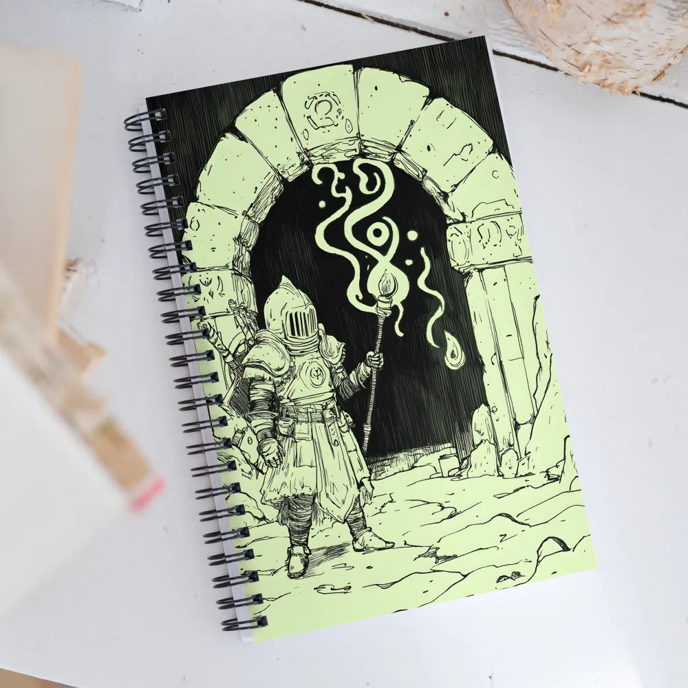 Guardian of the Forgotten Gate | Spiral Notebook