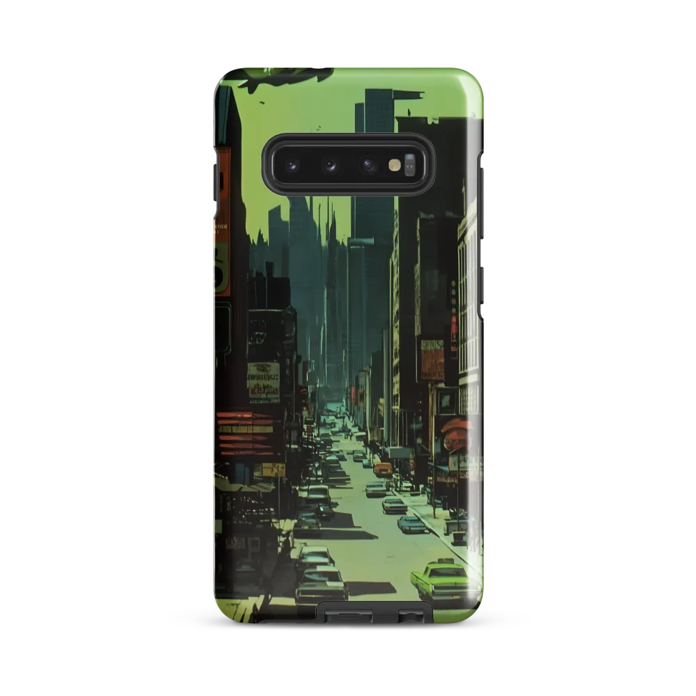 Nostalgic Futurism in Urban Splendor | Phone Case |  S10 Plus | Tough Case | Glossy