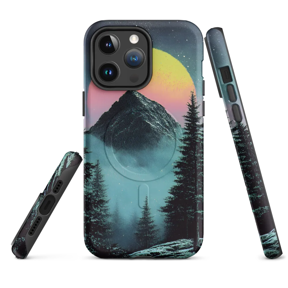 Ethereal Peaks Under Celestial Lights
