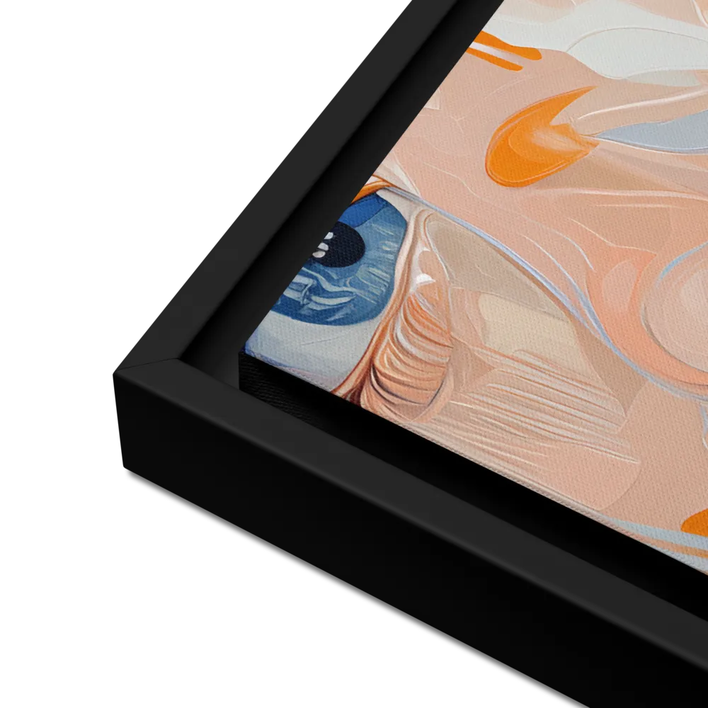 Ethereal Expressions | Canvas with Black Frame | 16″×20″