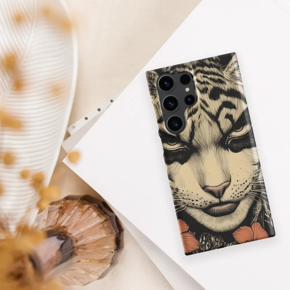 Feline Majesty: The Human-Leopard Connection | Phone Case |  S23 Ultra | Snap Case | Matte