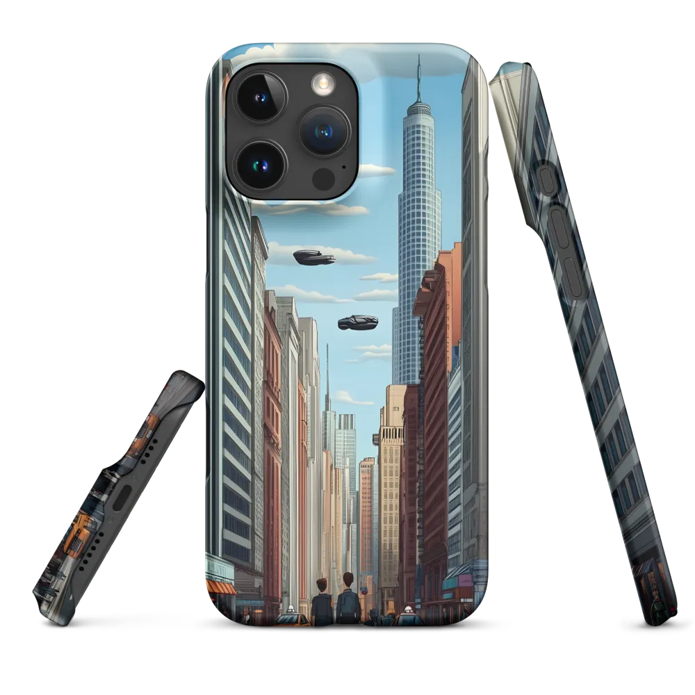 Futuristic Stroll through the Urban Skyline