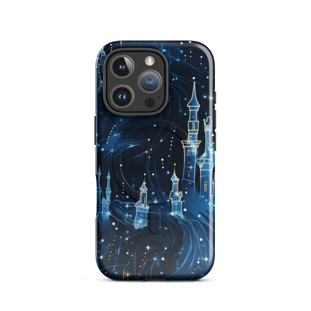 Dreamy Castles in a Starry Sky | Phone Case |  16 Pro | MagSafe® Tough Case | Glossy