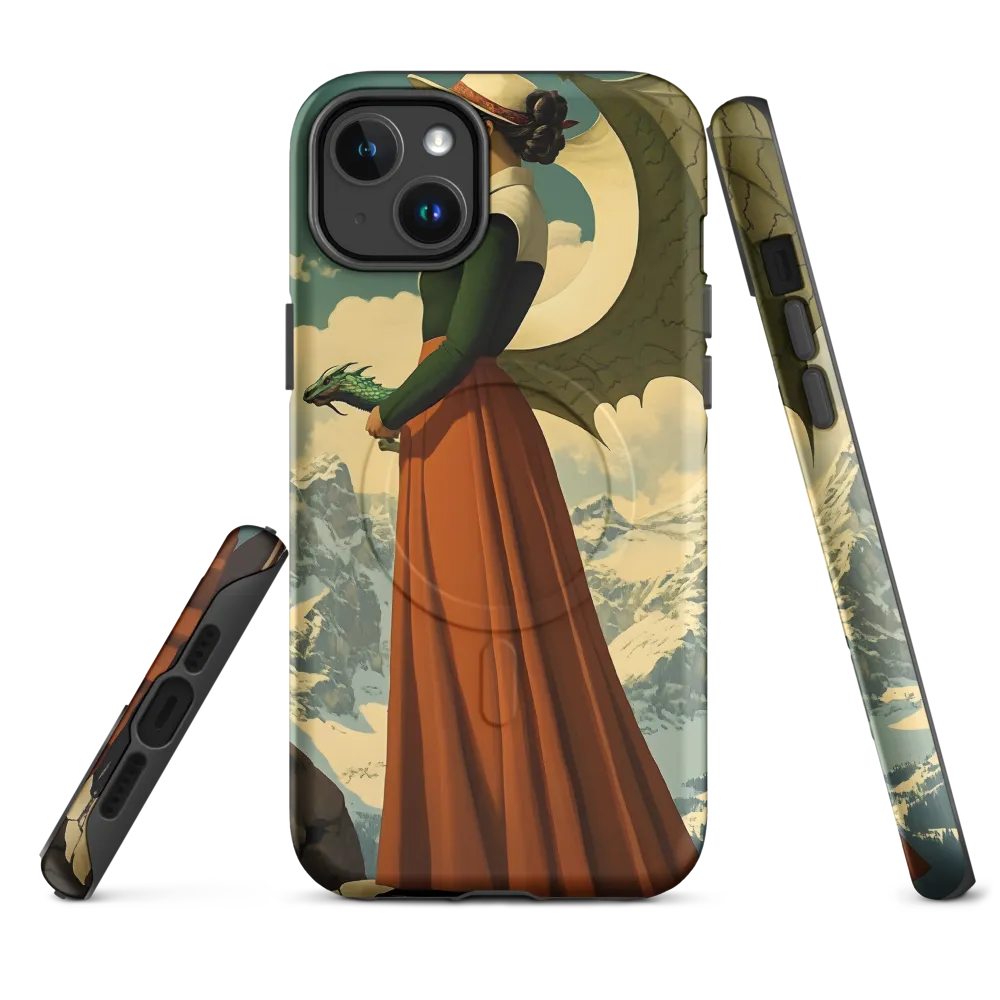 Mystic Harmony: The Dragon Keeper | Phone Case |  14 Plus | MagSafe® Tough Case | Matte