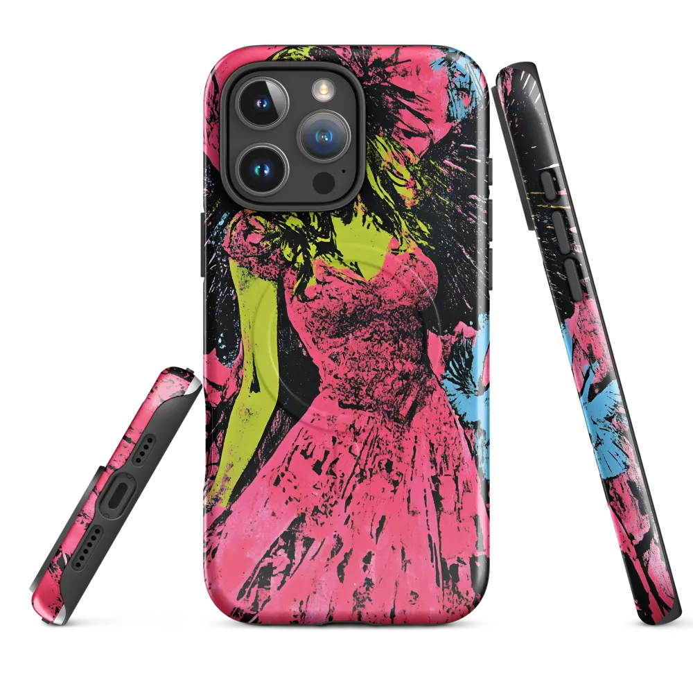 Mystical Angel in Neon Dreams