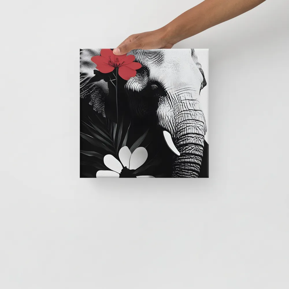 Elephant Harmony | Canvas | 12″×12″