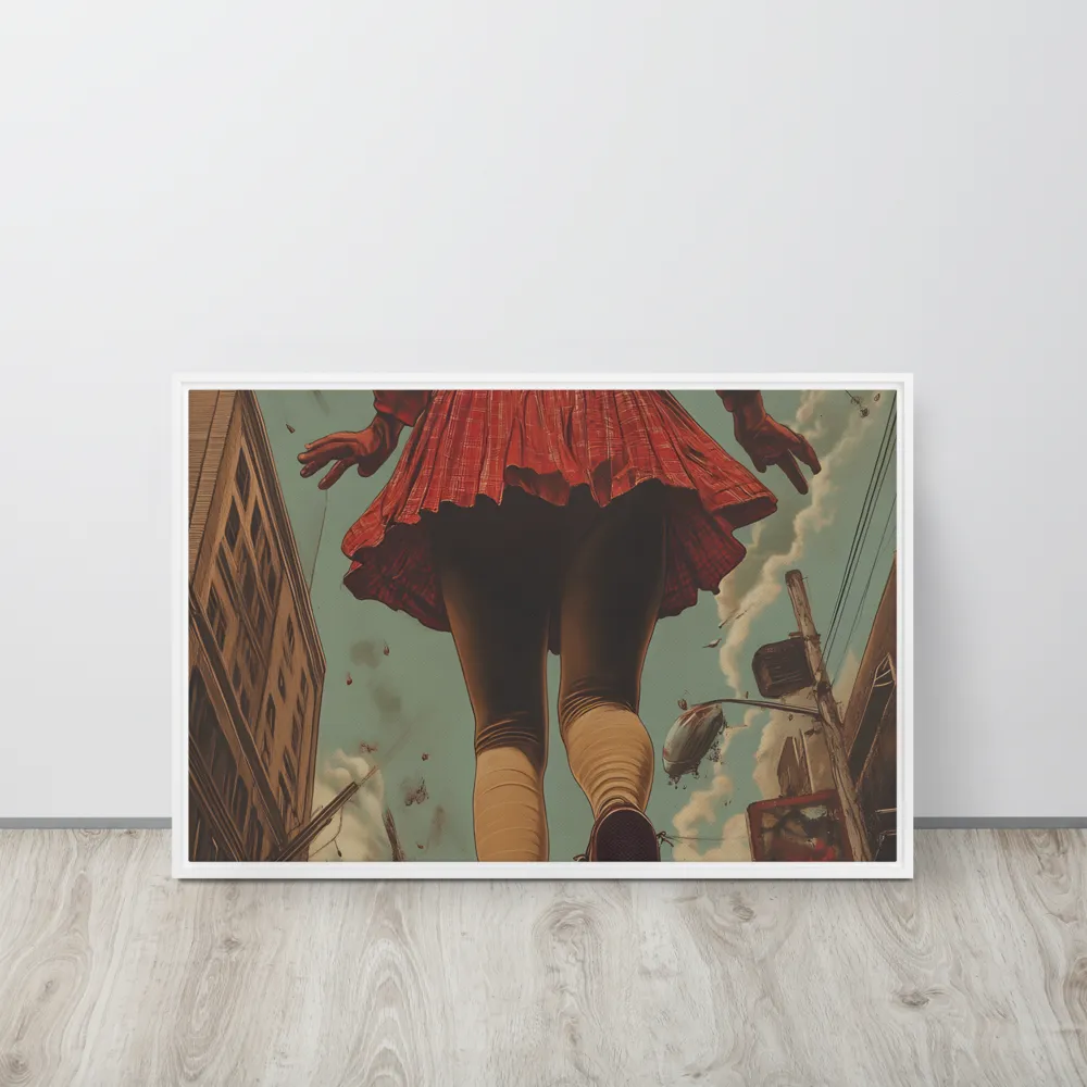 Flight of the Urban Dreamer | Canvas with White Frame | 20″×30″