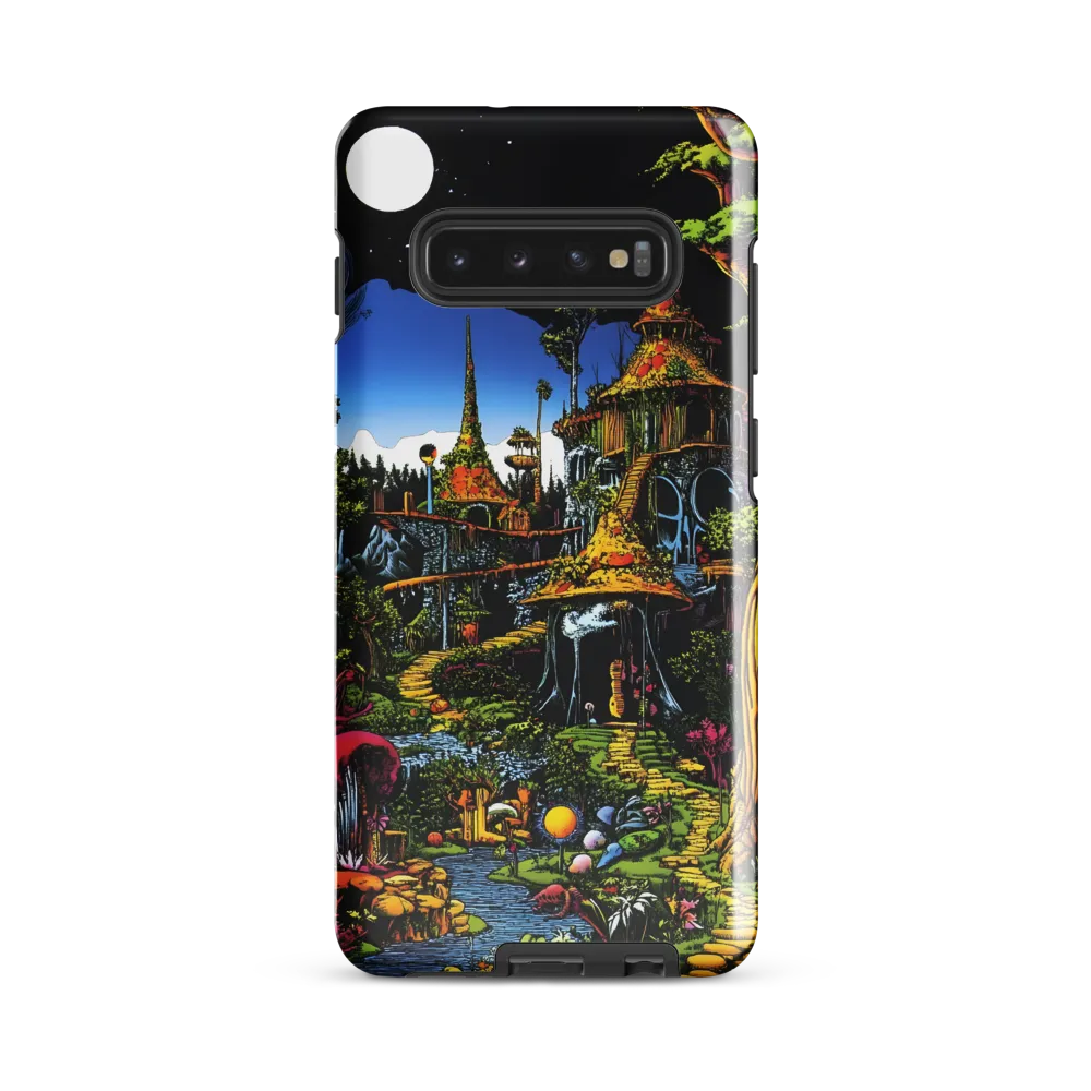 Whispers of a Neon Fantasy | Phone Case |  S10 Plus | Tough Case | Glossy