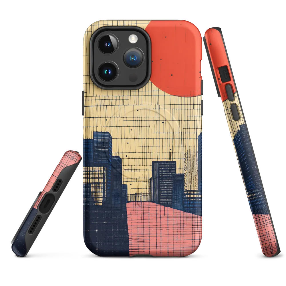 Urban Echoes: A Minimalist Cityscape