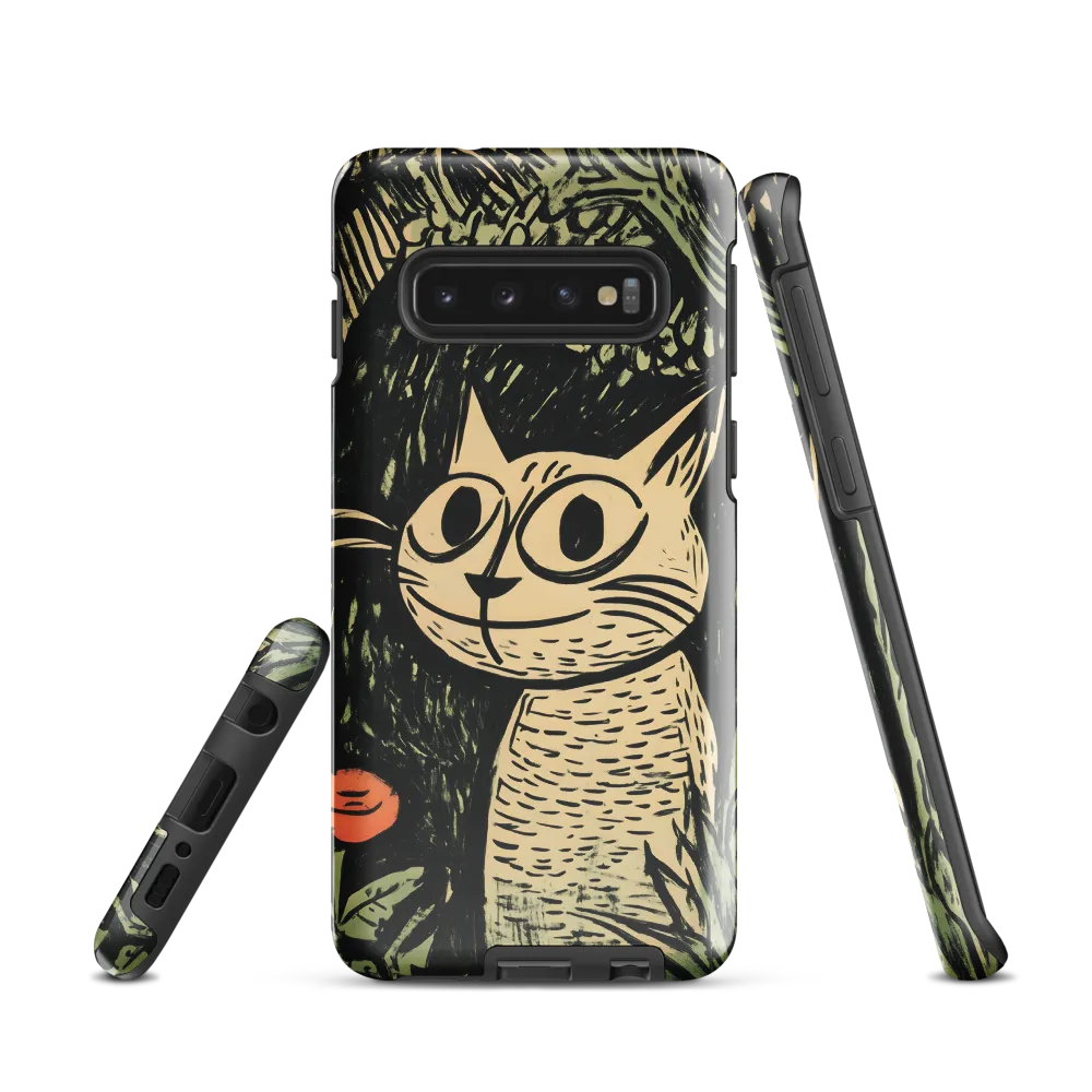 Whimsical Cat in the Forest