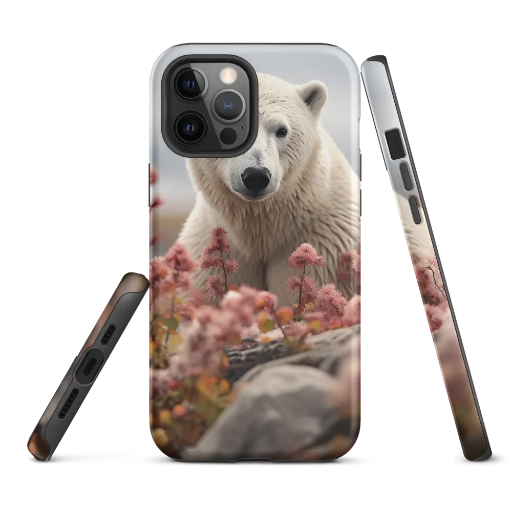 Curiosity Among Blooms: The Polar Bear