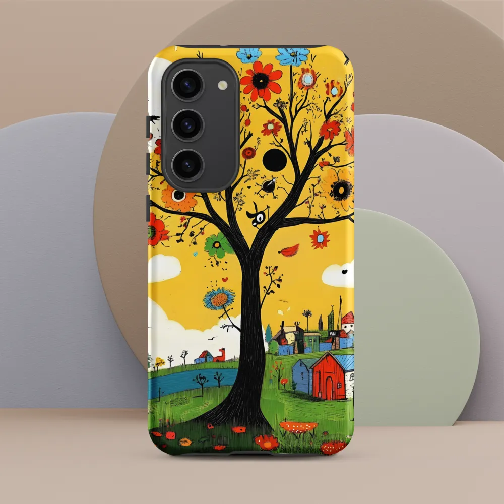 Whimsical Blooms of Life | Phone Case |  S23 Plus | Tough Case | Matte