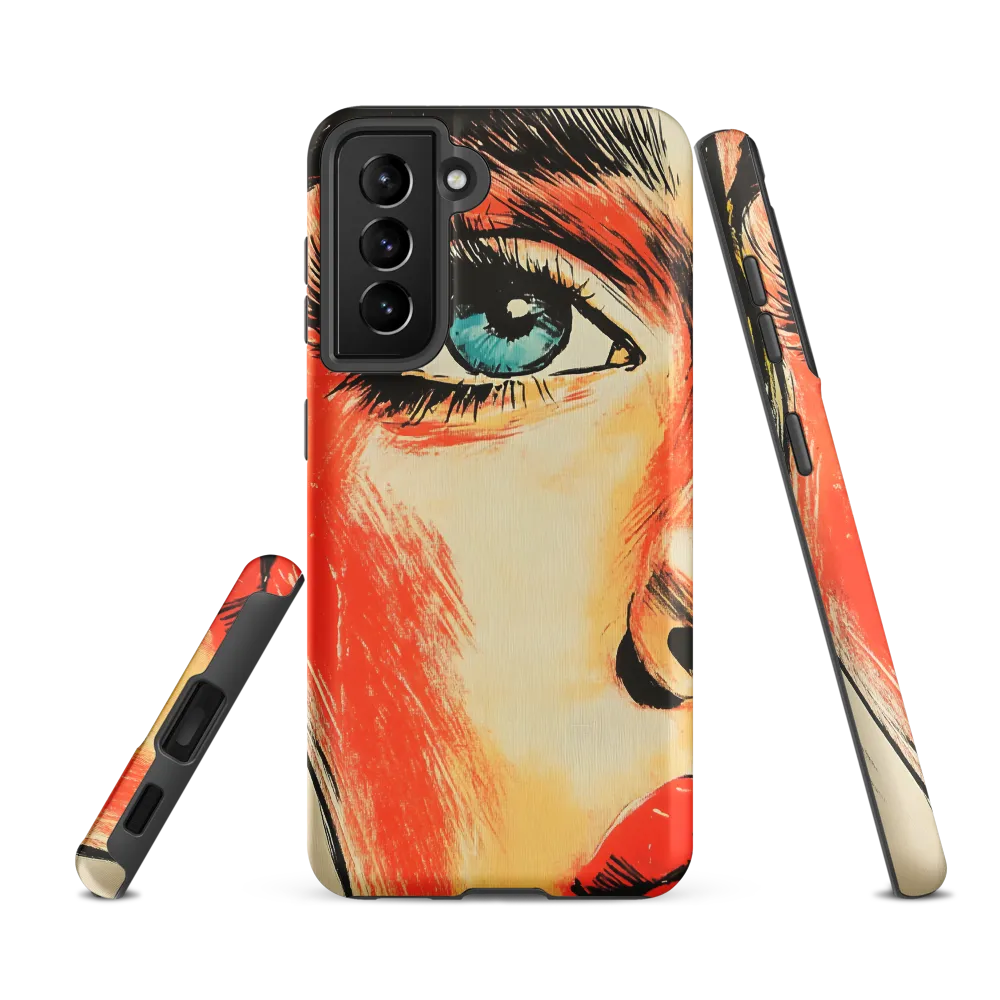 Intense Gaze: A Pop Art Portrait