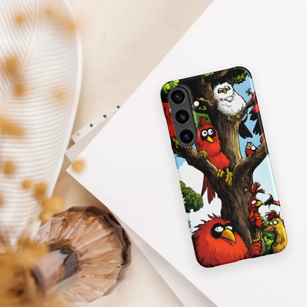 Whimsical Avian Gathering