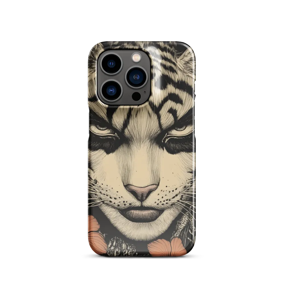 Feline Majesty: The Human-Leopard Connection | Phone Case |  14 Pro | Snap Case | Glossy