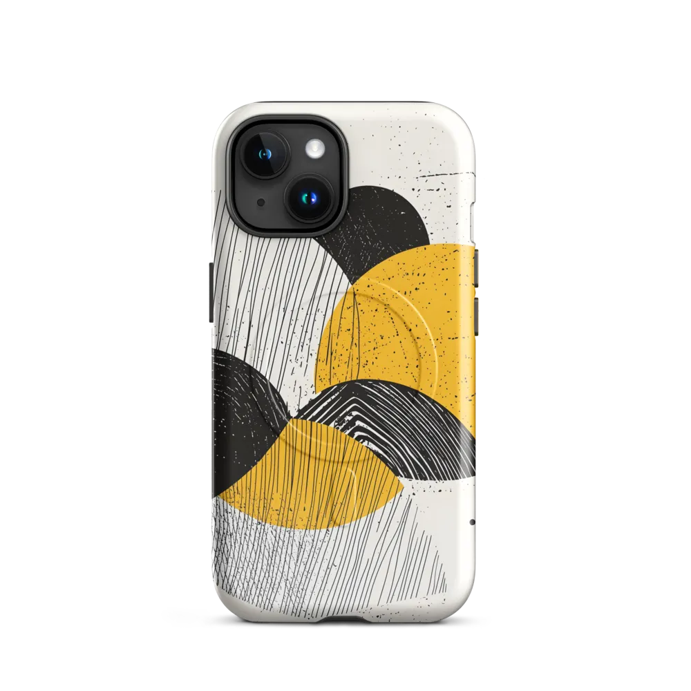 Dynamic Harmony in Black and Yellow