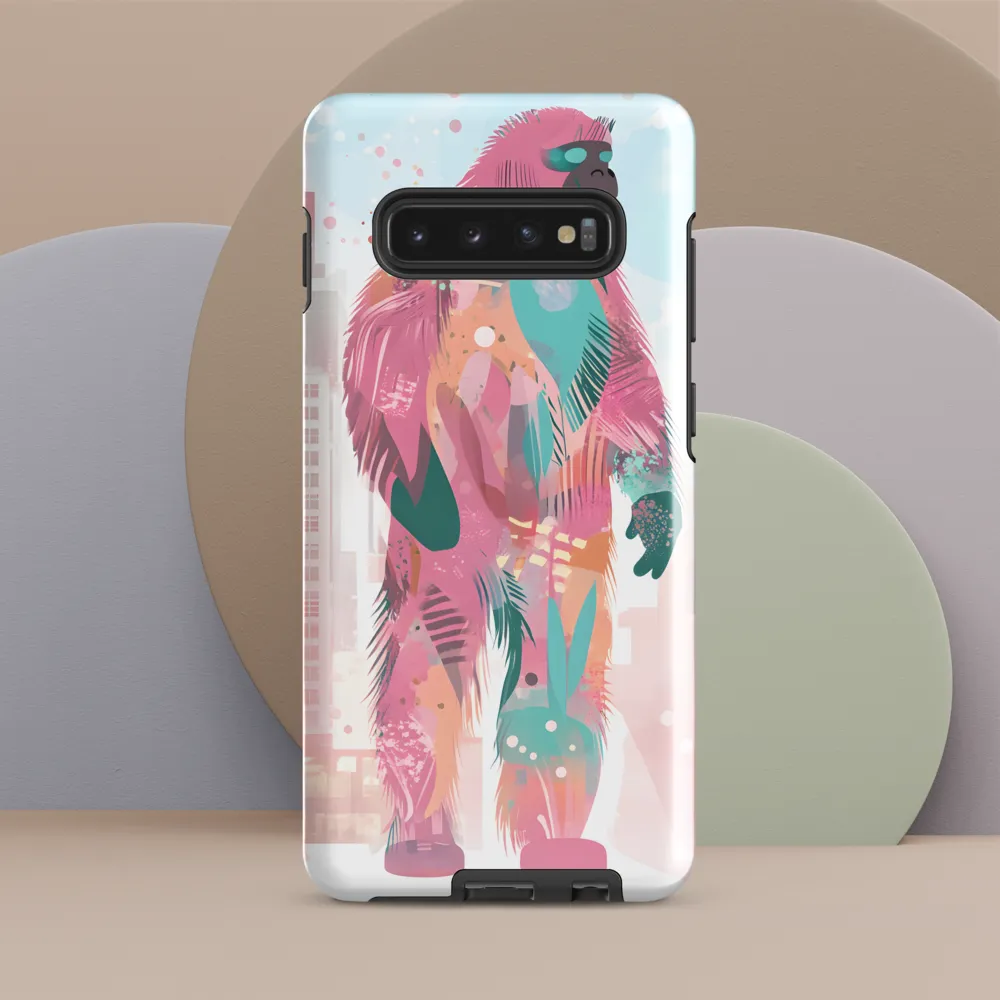 Urban Gorilla: A Fusion of Nature and City | Phone Case |  S10 Plus | Tough Case | Glossy