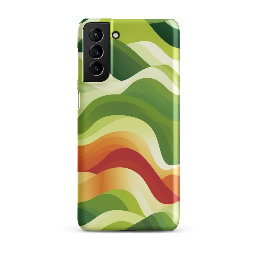 Waves of Nature | Phone Case |  S21 Plus | Snap Case | Matte