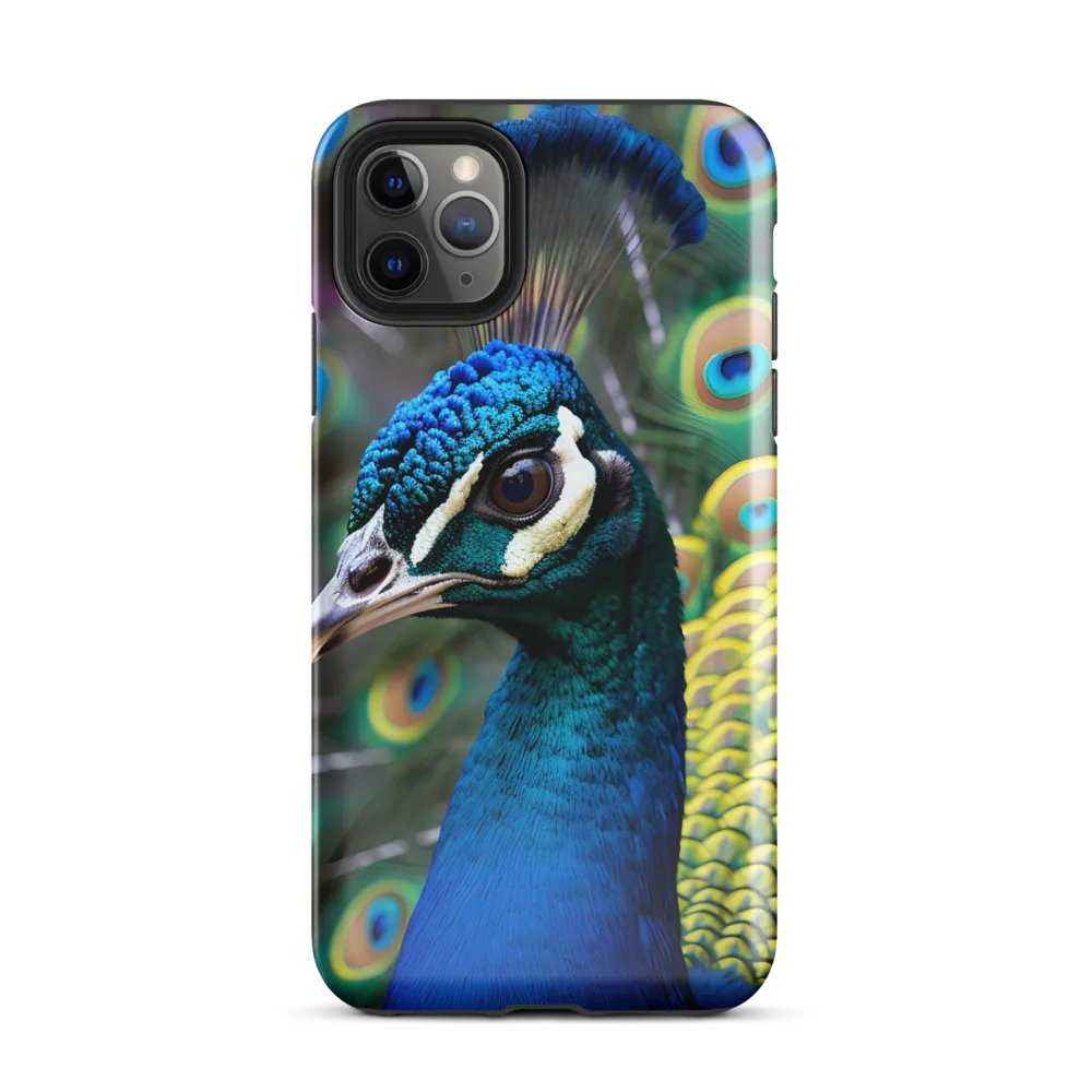 Regal Plumage: The Peacock's Splendor | Phone Case |  11 Pro Max | Tough Case | Glossy