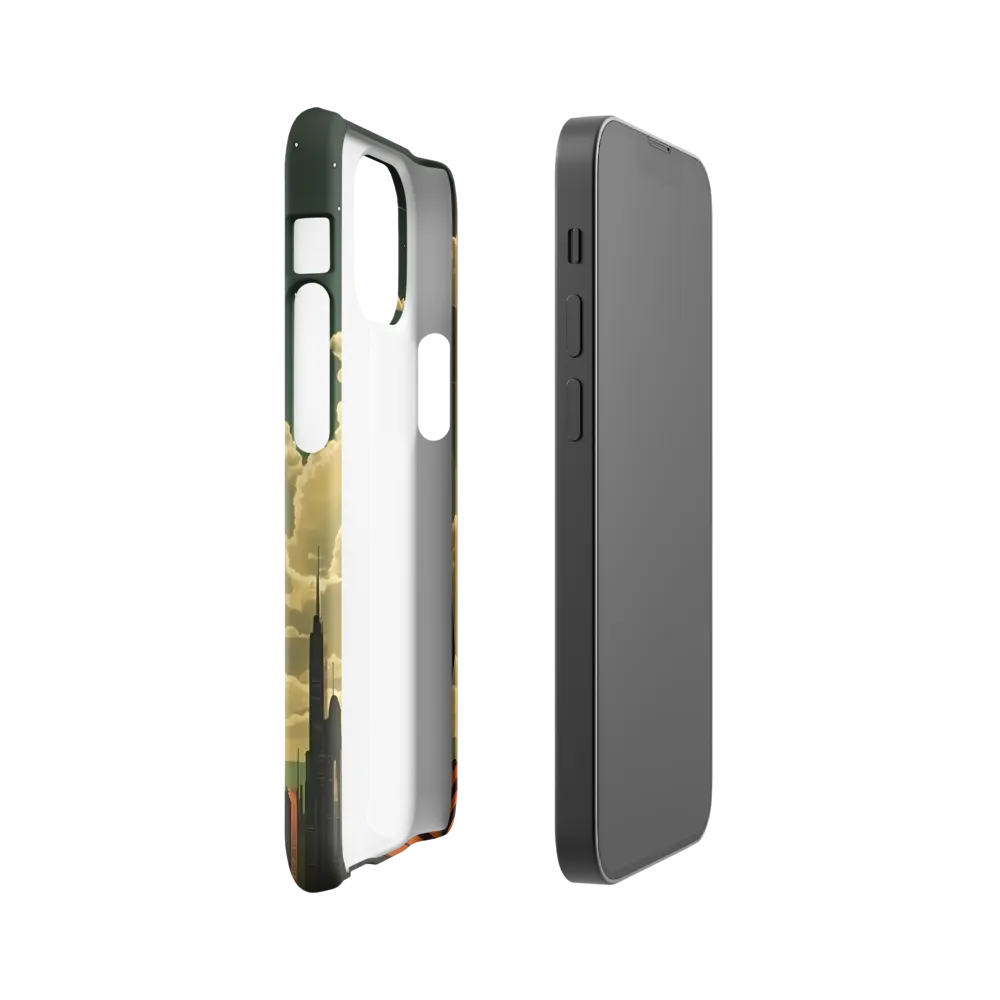 Gaze of Tomorrow: A Futuristic Vision | Phone Case |  13 Mini | Snap Case | Glossy