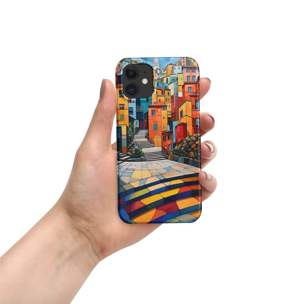 Vibrant Village: A Cubist Journey