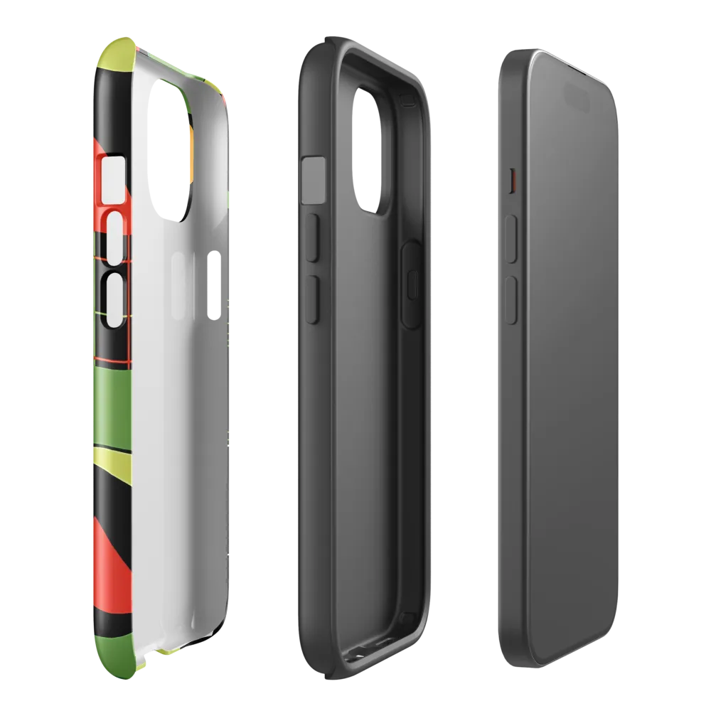 Geometric Harmony | Phone Case |  15 | Tough Case | Glossy
