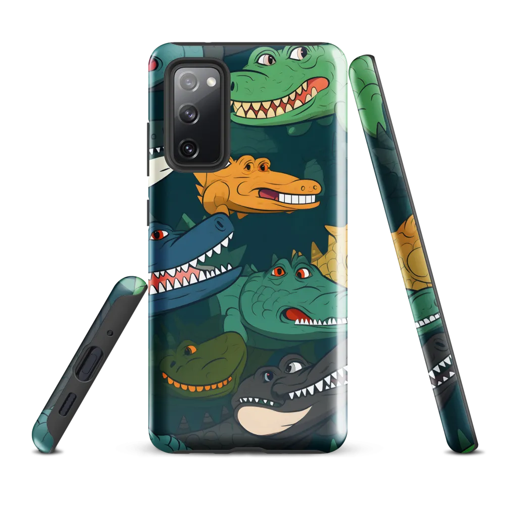 Cheerful Crocodilian Parade