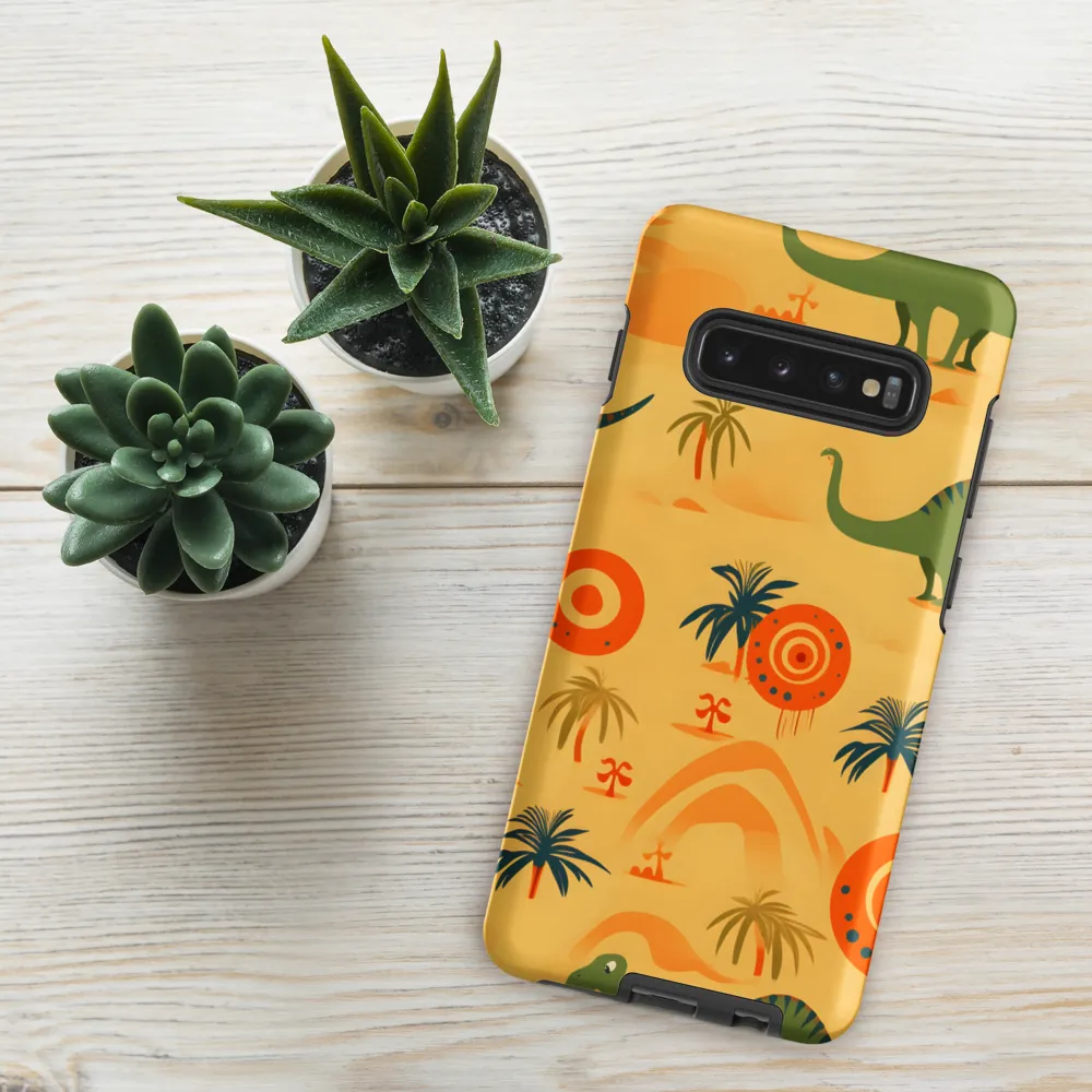 Prehistoric Playtime | Phone Case |  S10 Plus | Tough Case | Matte