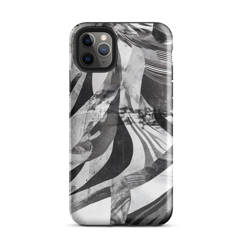 Fluidity in Monochrome | Phone Case |  11 Pro Max | Tough Case | Glossy