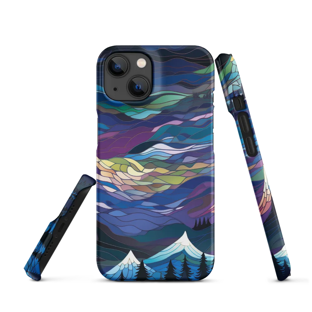 Twilight Peaks: An Abstract Mountain Landscape