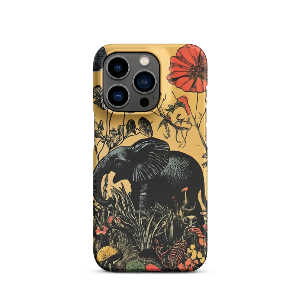 Floral Majesty: The Elephant's Sanctuary