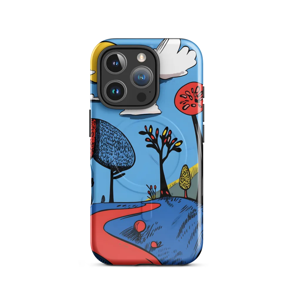 A Playful Journey Through Whimsical Woods | Phone Case |  16 Pro | MagSafe® Tough Case | Glossy