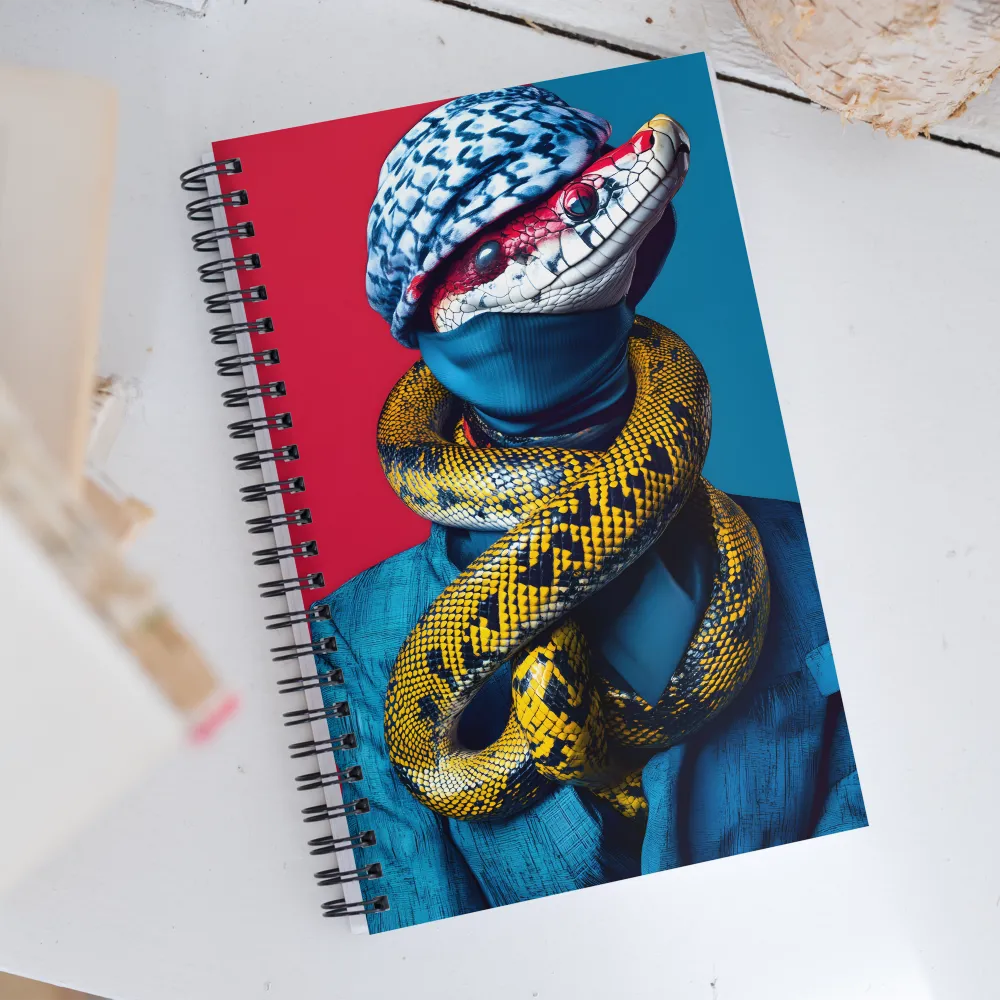 Hybrid of Reptilian Elegance | Spiral Notebook