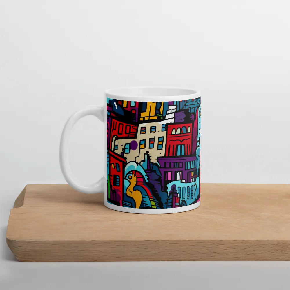 Urban Whimsy | Mug with White inside | 11 oz